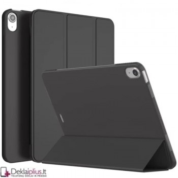 Smart soft dirbtinės odos dėklas - juodas (Apple Ipad Air 11 (2024-2025-2026)/Ipad Air 10.9 (2020-2022)